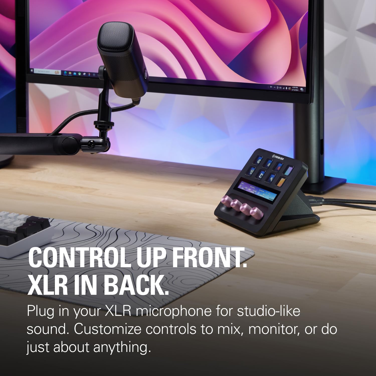 Amazon.com: Elgato Stream Deck + XLR - Audio Mixer & Controller
